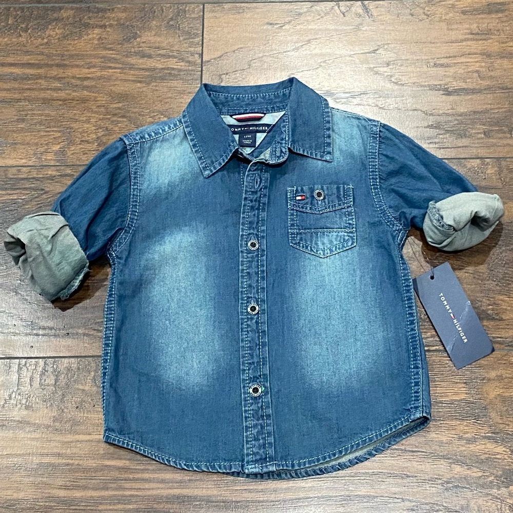 Tommy Hilfiger Baby Boy Max Denim Shirt 12months